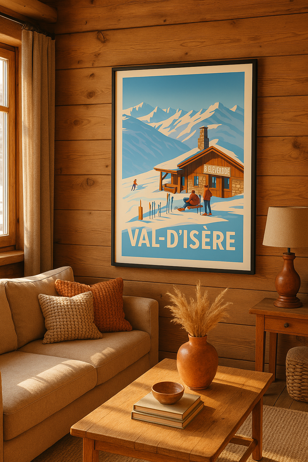 Mise en situation Affiche de Val-d'Isère - L'escapade alpine intemporelle