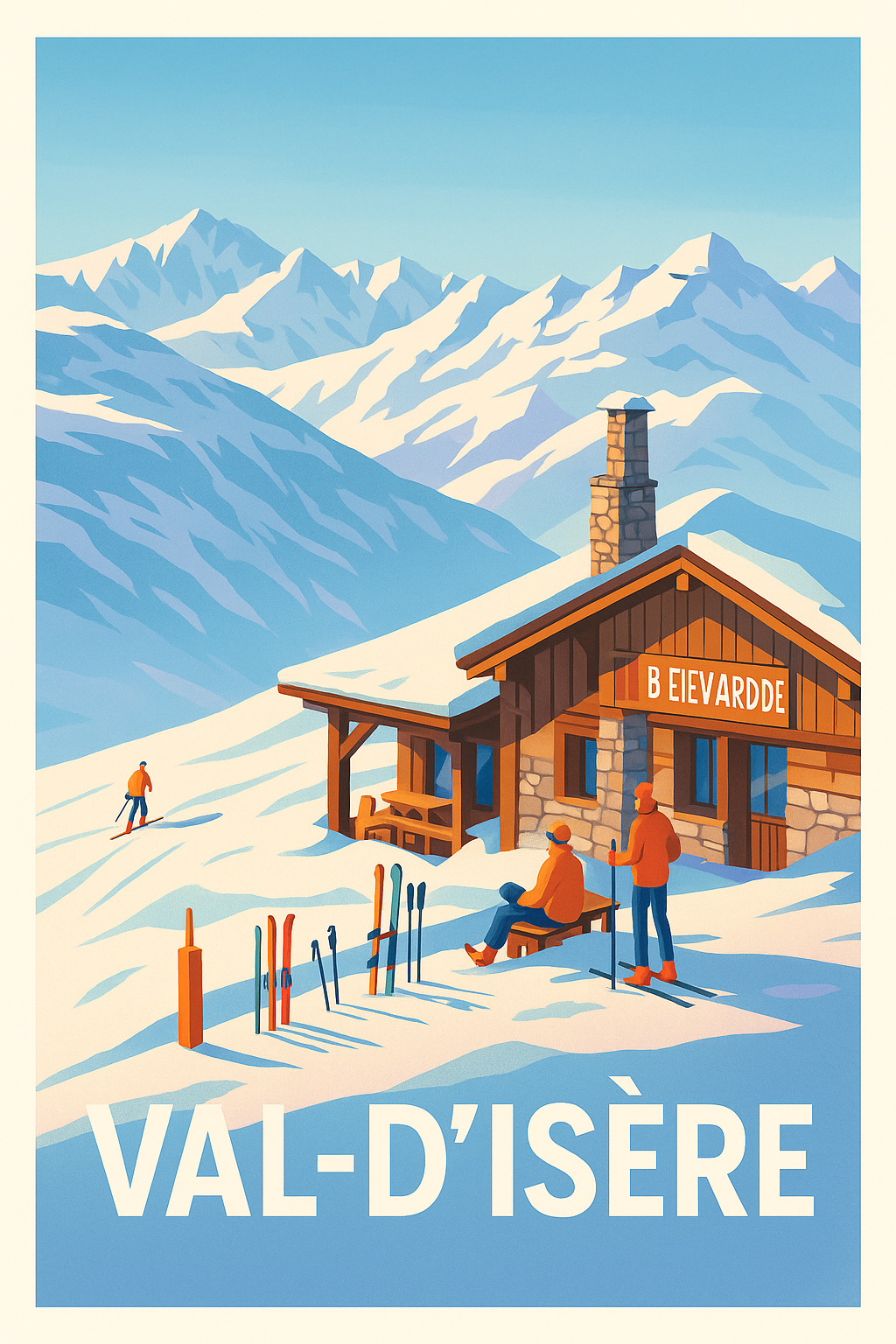 Affiche de Val-d'Isère - L'escapade alpine intemporelle