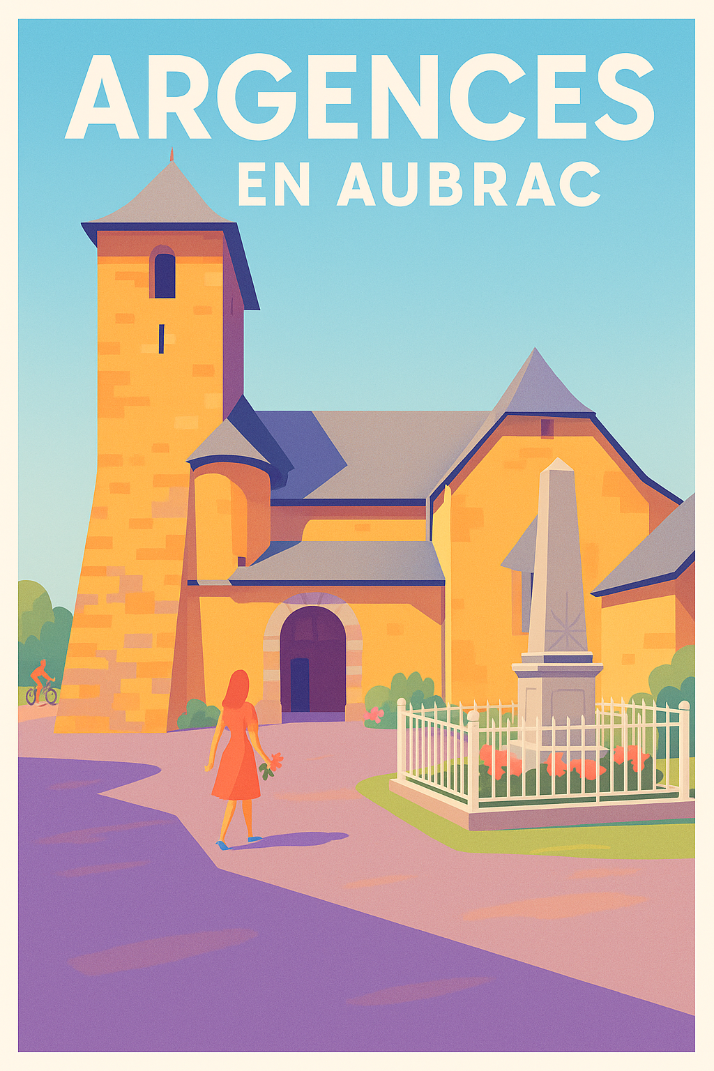 Affiche de Argences en Aubrac - Un village paisible et chargé d'histoire