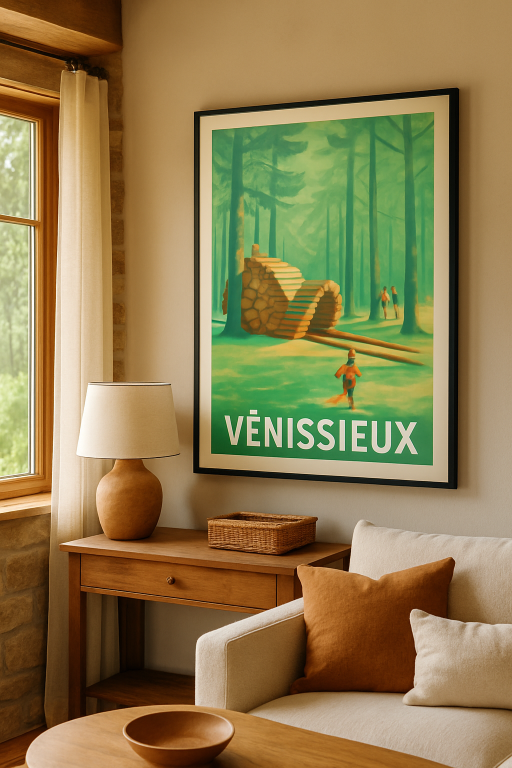 Mise en situation Affiche de Vénissieux - Évasion nature et douceur d'été