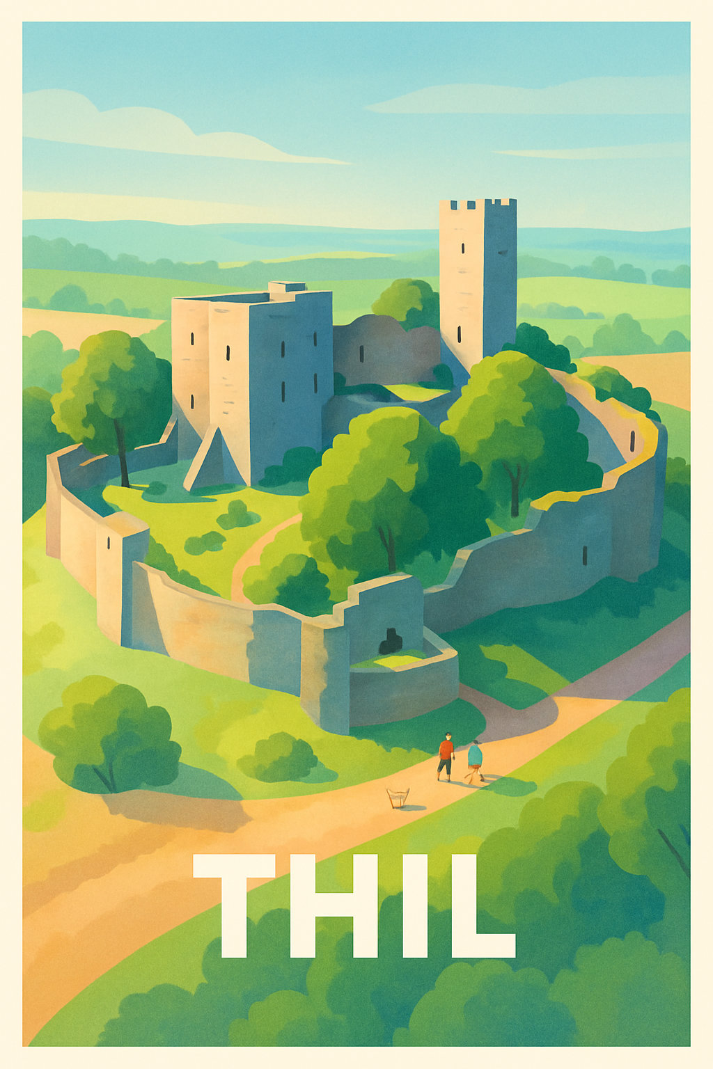 Affiche de Thil - Évasion historique au cœur du château