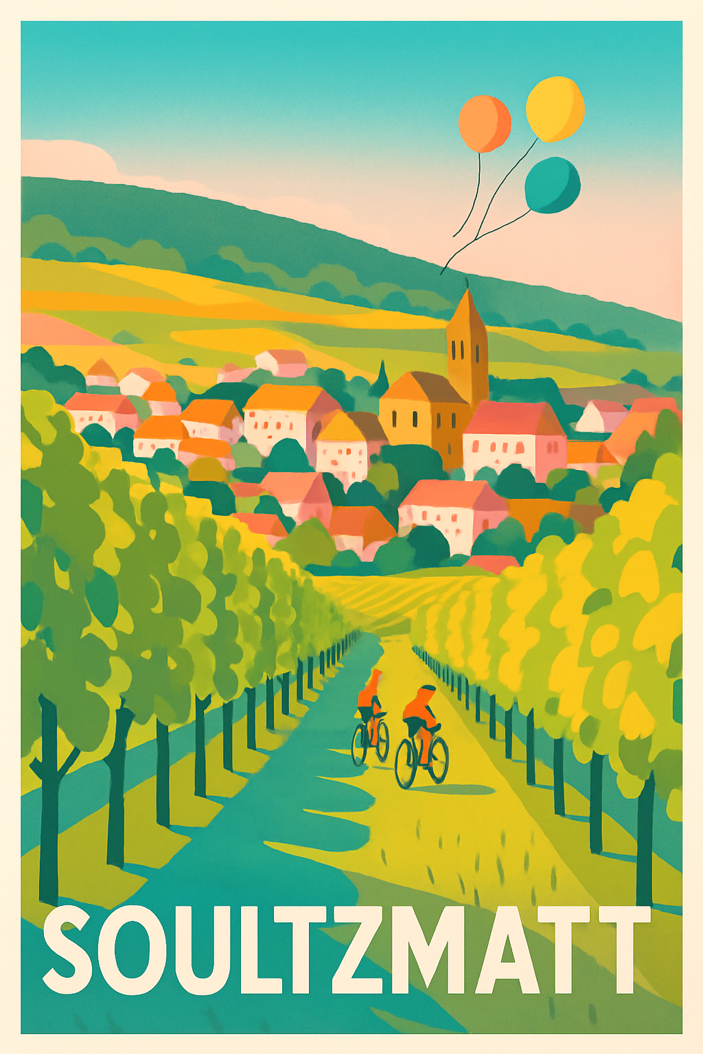 Affiche de Soultzmatt - Balade bucolique au cœur des vignobles