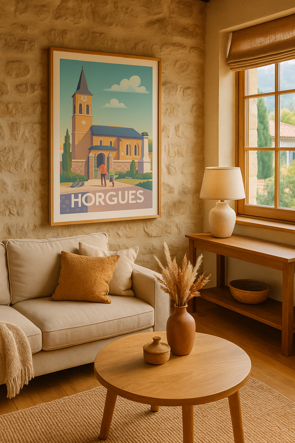 Mise en situation Affiche de Horgues - Charme et sérénité au cœur du village