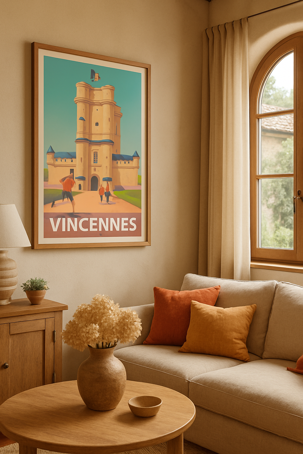 Mise en situation Affiche de Vincennes - Découvrez le charme historique du Château