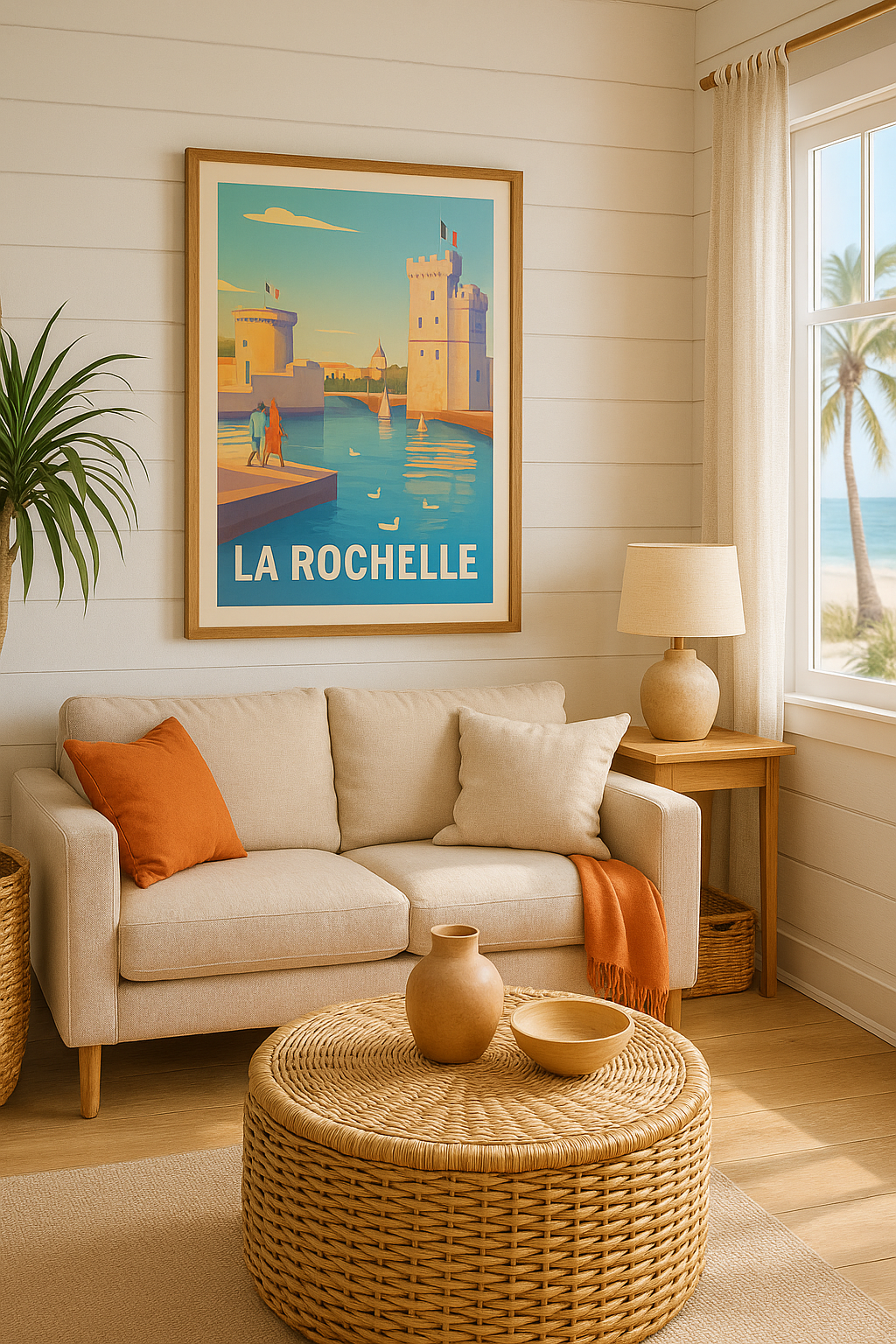 Mise en situation Affiche La Rochelle - Charme intemporel du Vieux-Port
