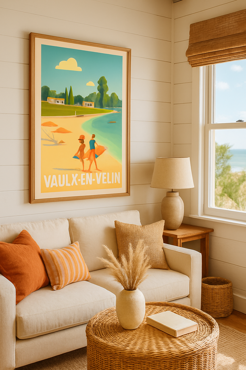 Mise en situation Affiche de Vaulx-en-Velin - Escapade détendue au bord de l'eau