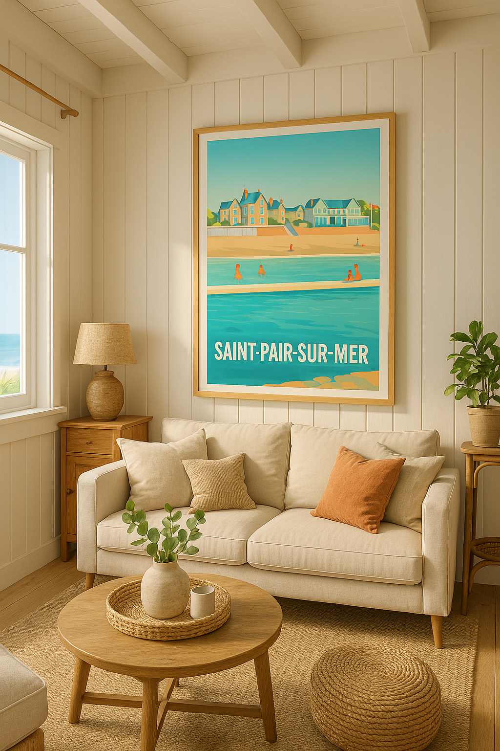 Mise en situation Affiche de Saint-Pair-sur-Mer - Escapade balnéaire en bord de mer