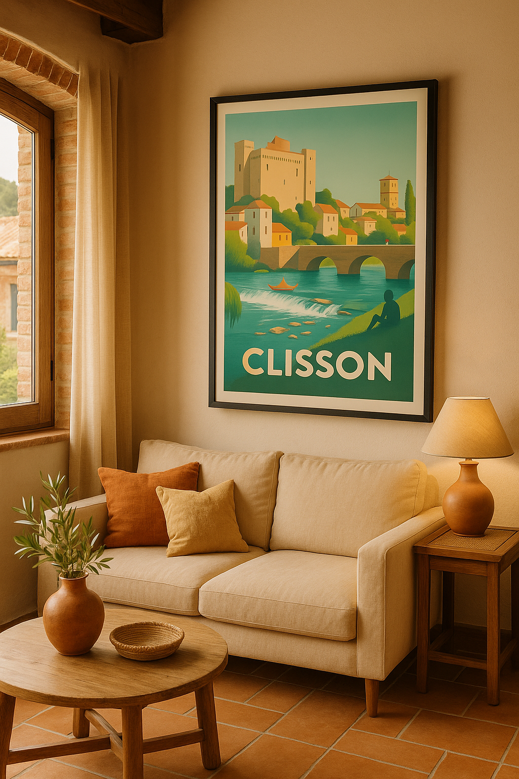 Mise en situation Affiche de Clisson - Charme historique au bord de la Sèvre