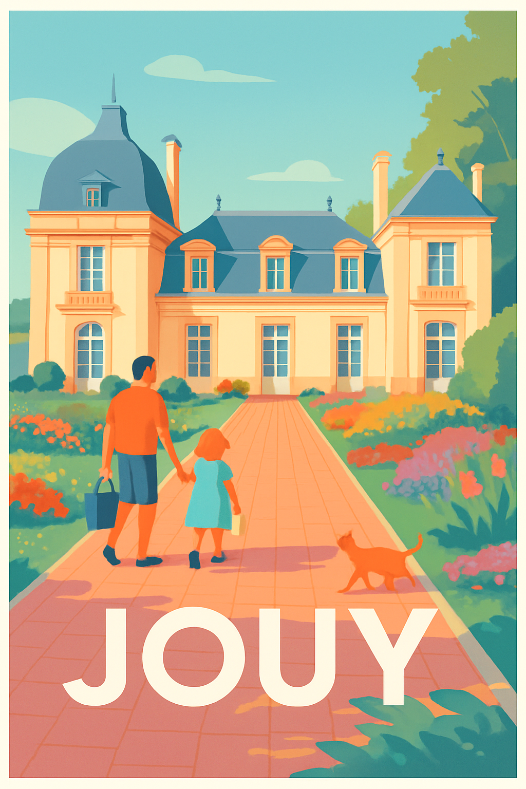 Affiche de Jouy - Un voyage nostalgique au cœur d'une demeure élégante