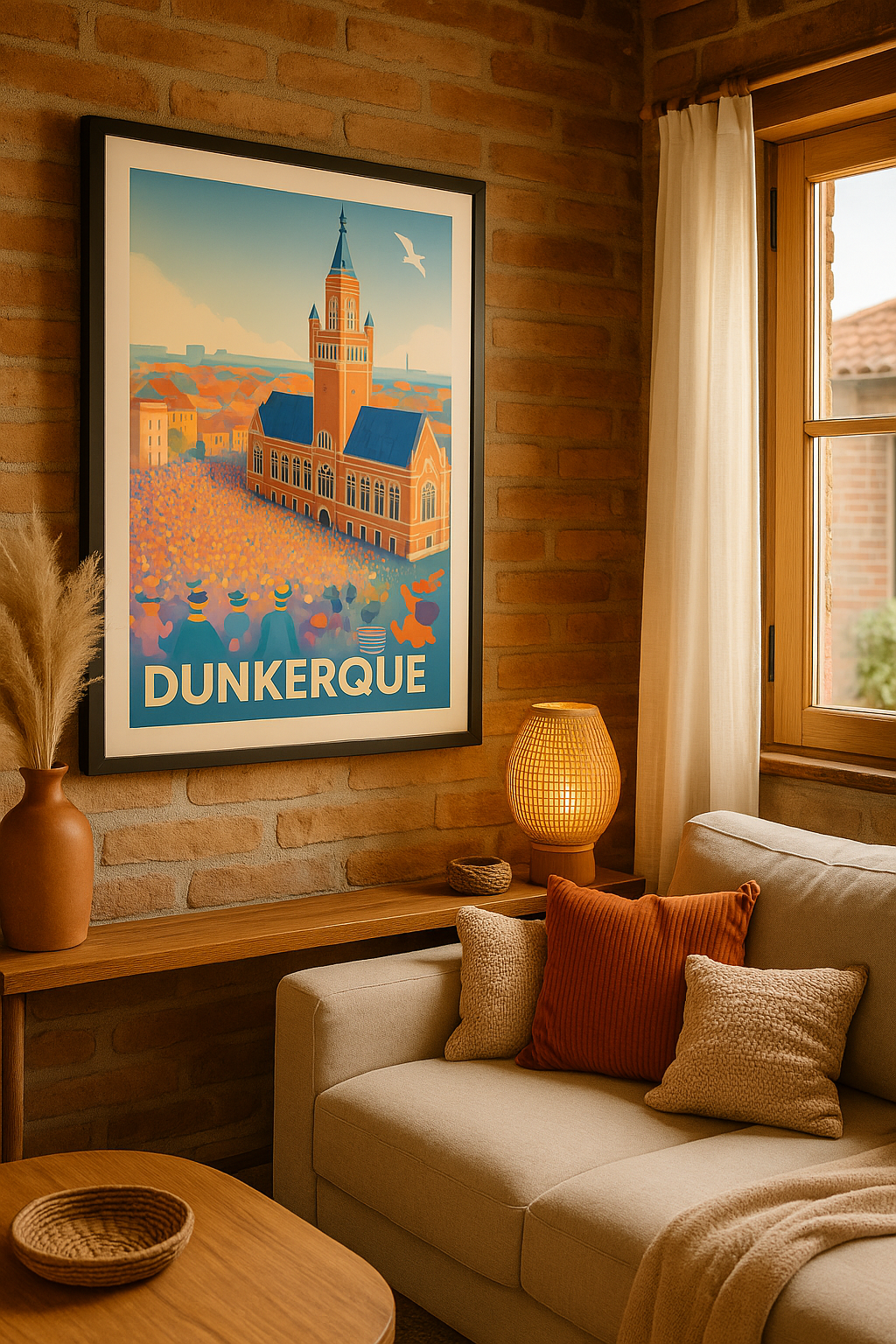 Affiche Dunkerque - L'énergie festive du carnaval - Afich