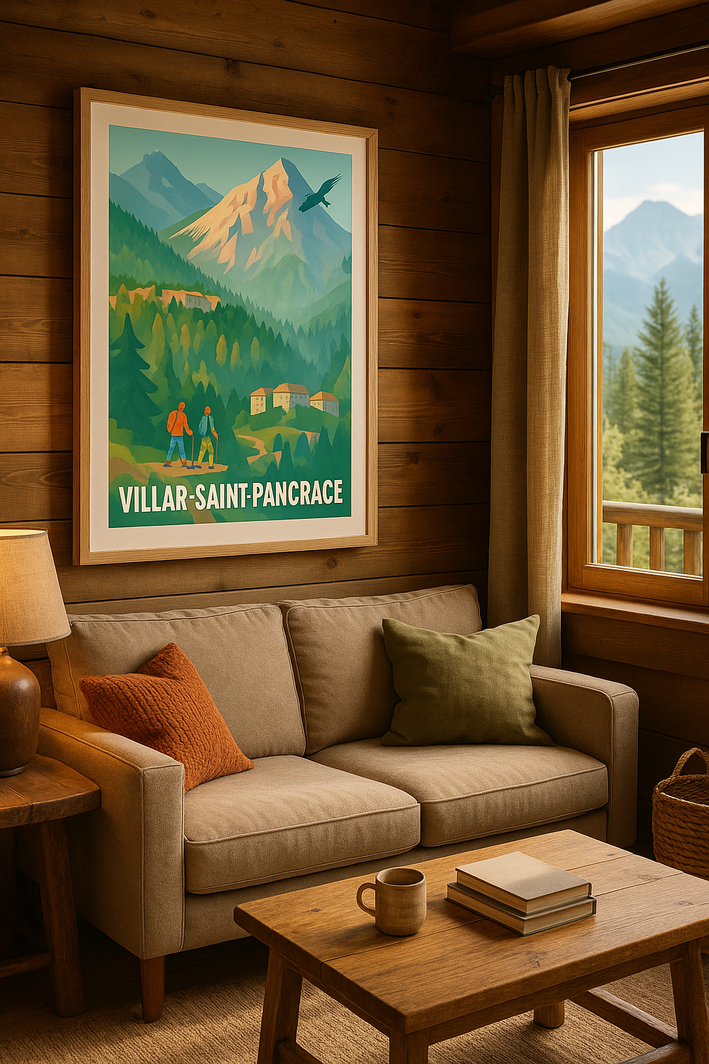 Mise en situation Affiche de Villar-Saint-Pancrace - Évasion montagnarde et nature préservée