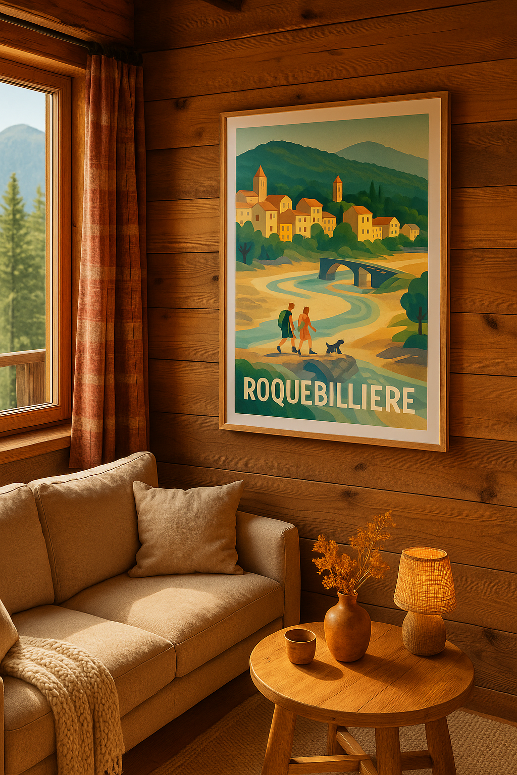 Mise en situation Affiche de Roquebillière - L'évasion nature entre montagne et village
