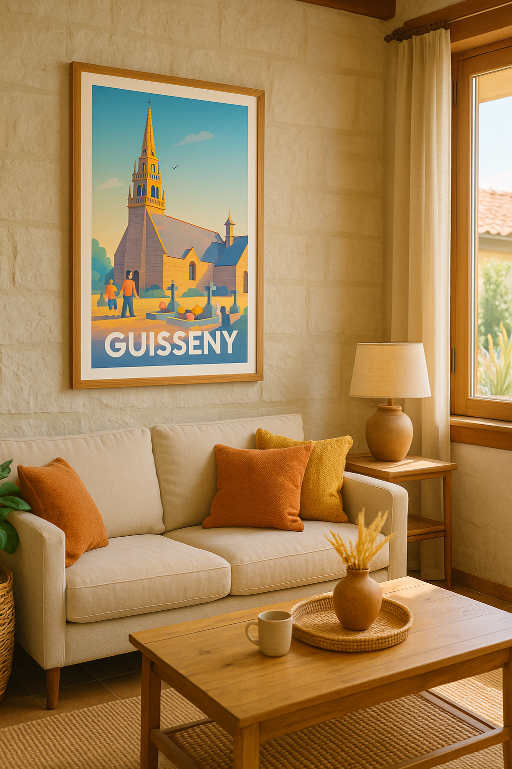 Mise en situation Affiche de Guissény - Charme et sérénité bretonne