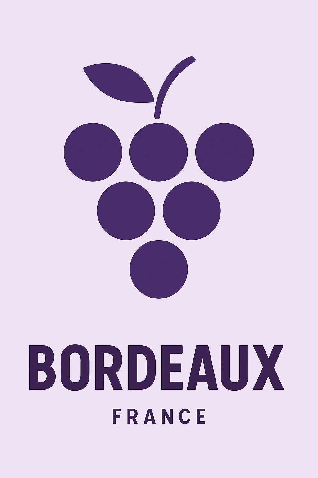 Affiche de Bordeaux - L'élégance du vignoble bordelais