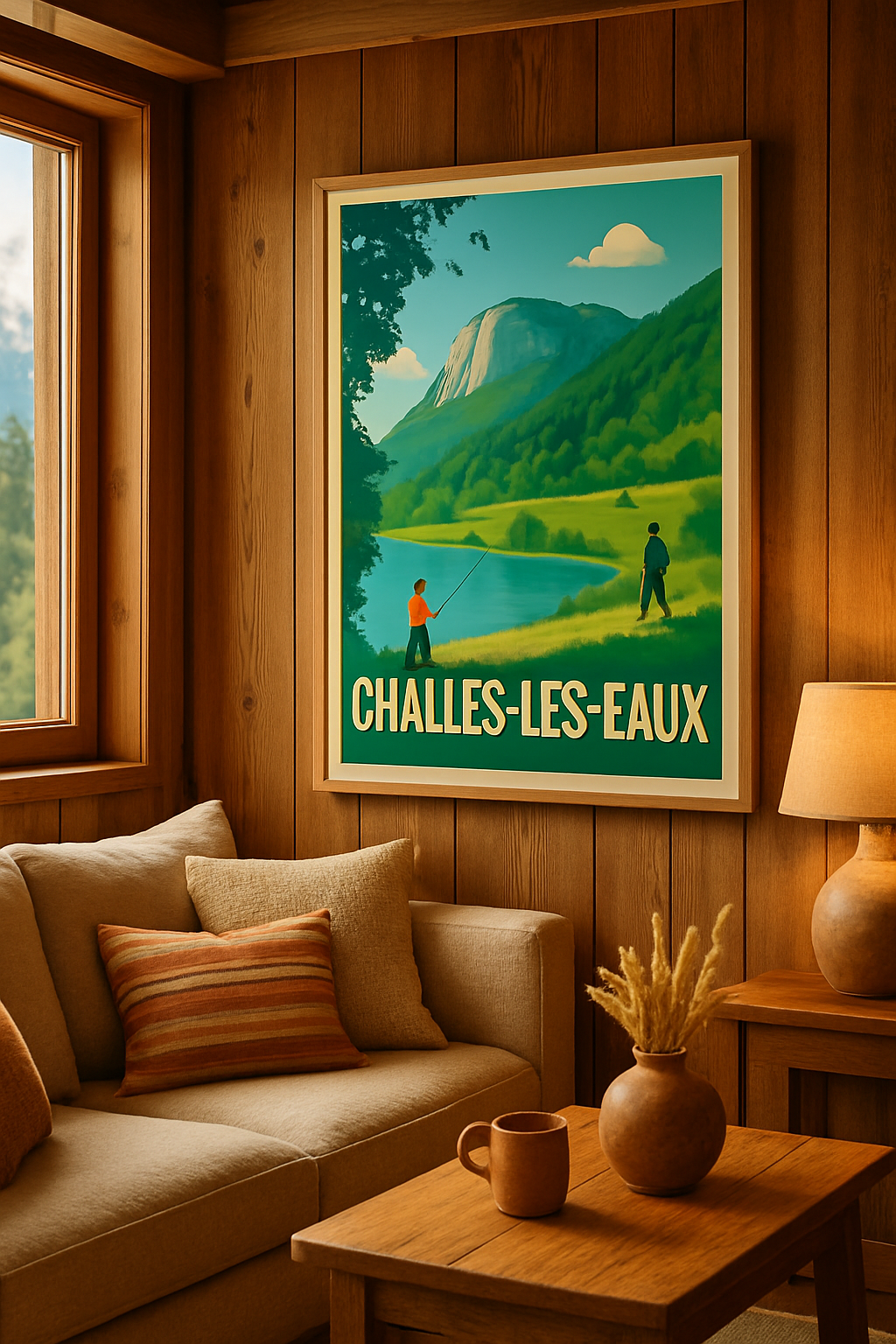 Mise en situation Affiche de Challes-les-Eaux - Évasion nature au bord de l'eau