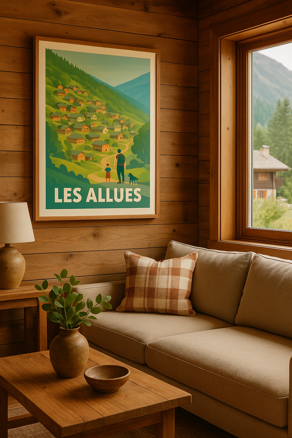 Mise en situation Affiche de Les Allues - Évasion au cœur de la nature alpine