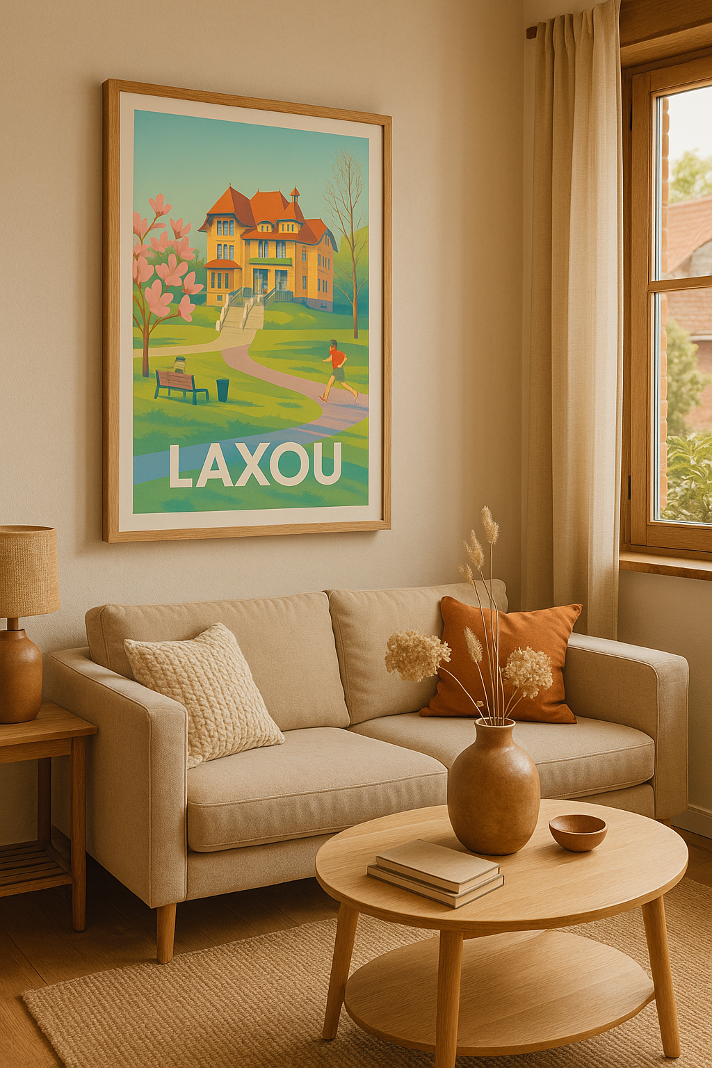 Mise en situation Affiche Laxou - Charme et sérénité au cœur du parc