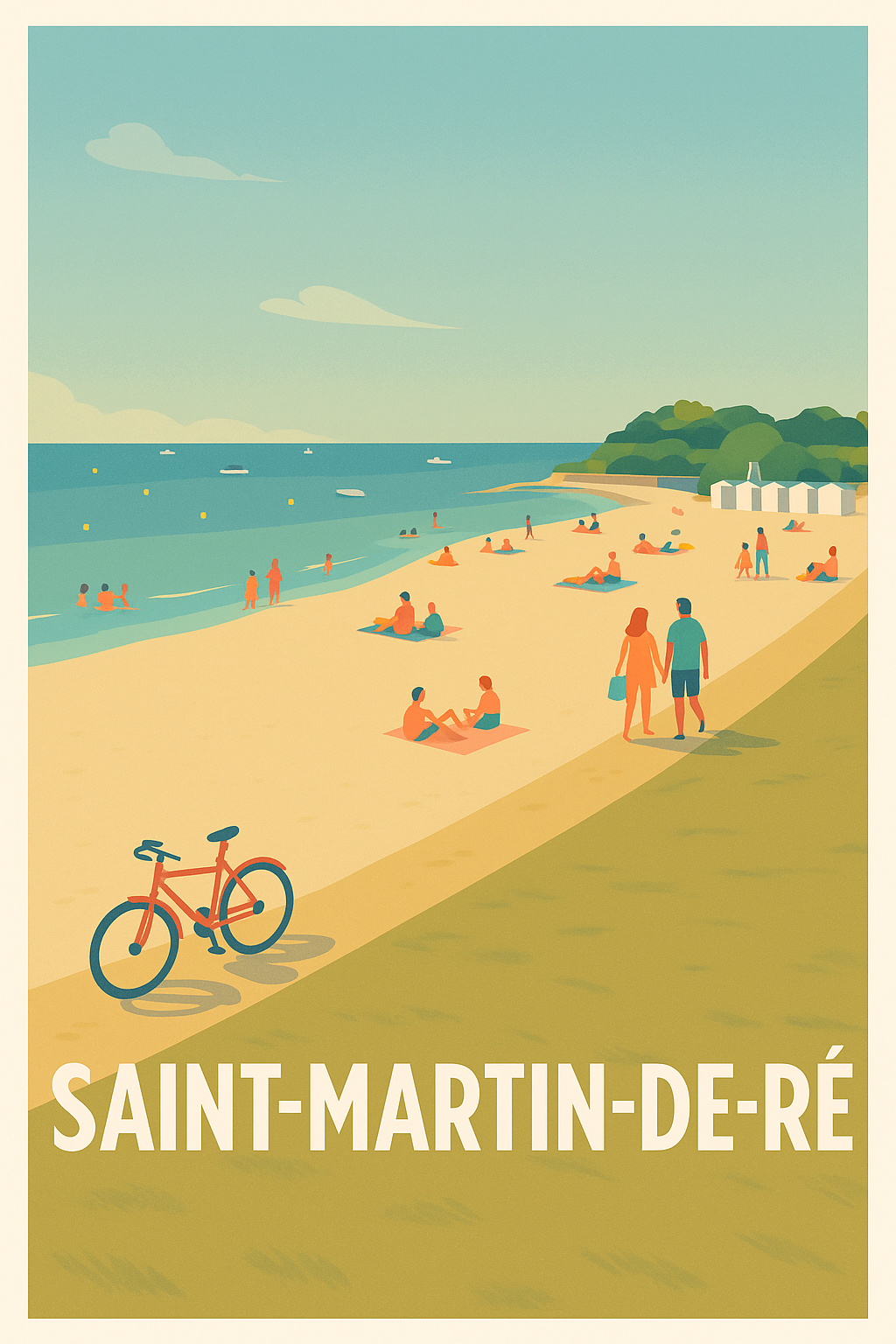 Affiche de Saint-Martin-de-Ré - Douceur de vivre en bord de mer