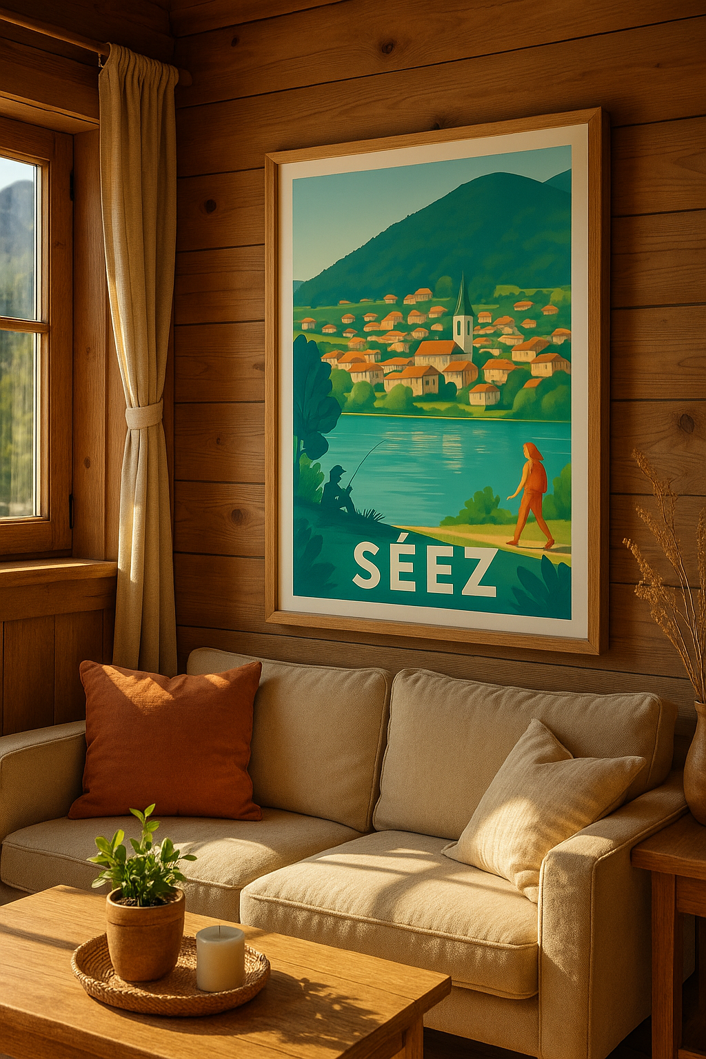 Mise en situation Affiche de Séez - Charme paisible au fil de l'eau