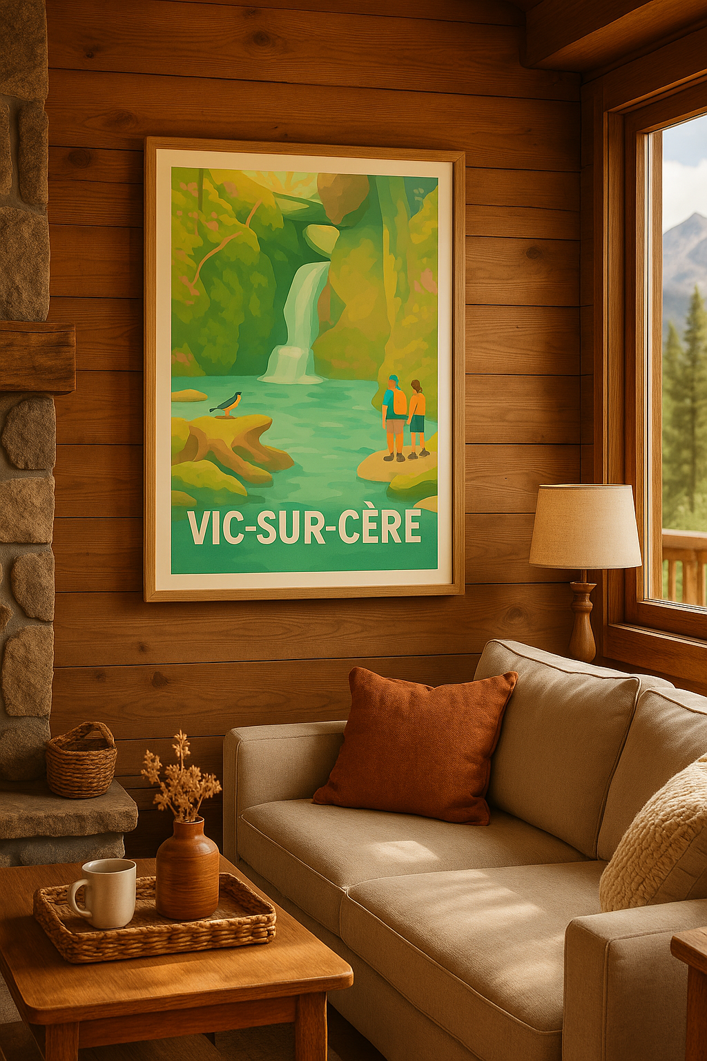 Mise en situation Affiche de Vic-sur-Cère - Évasion Nature et Cascade