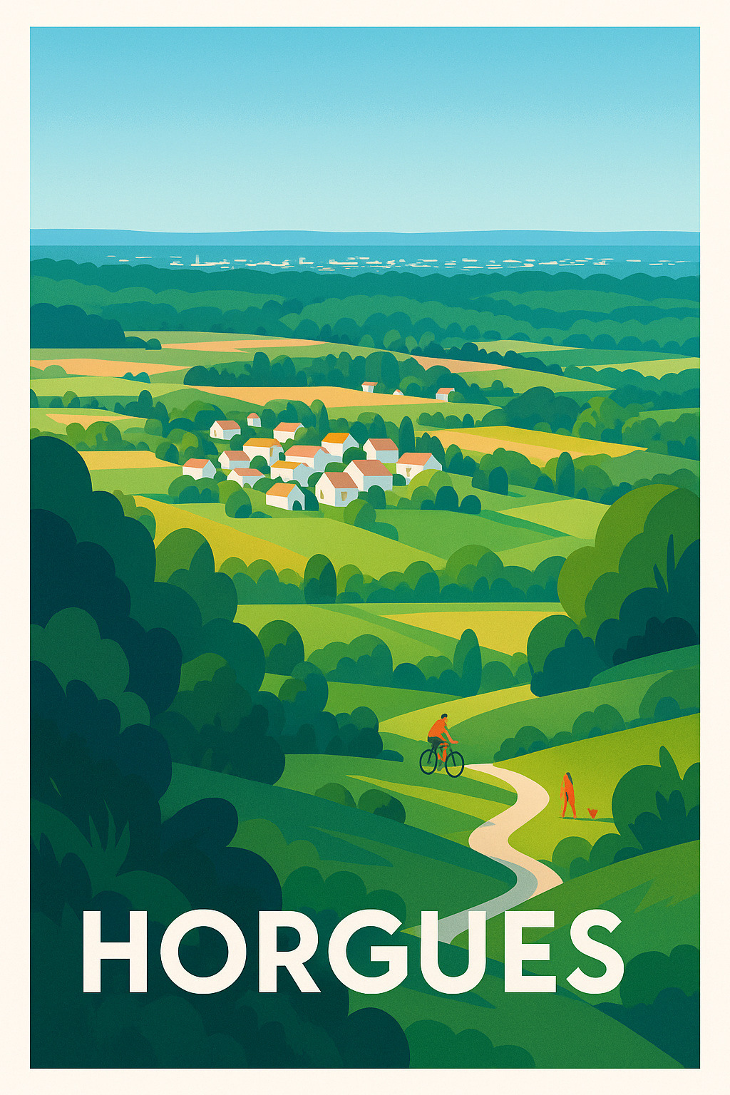 Affiche de Horgues - L'évasion bucolique au cœur des Pyrénées