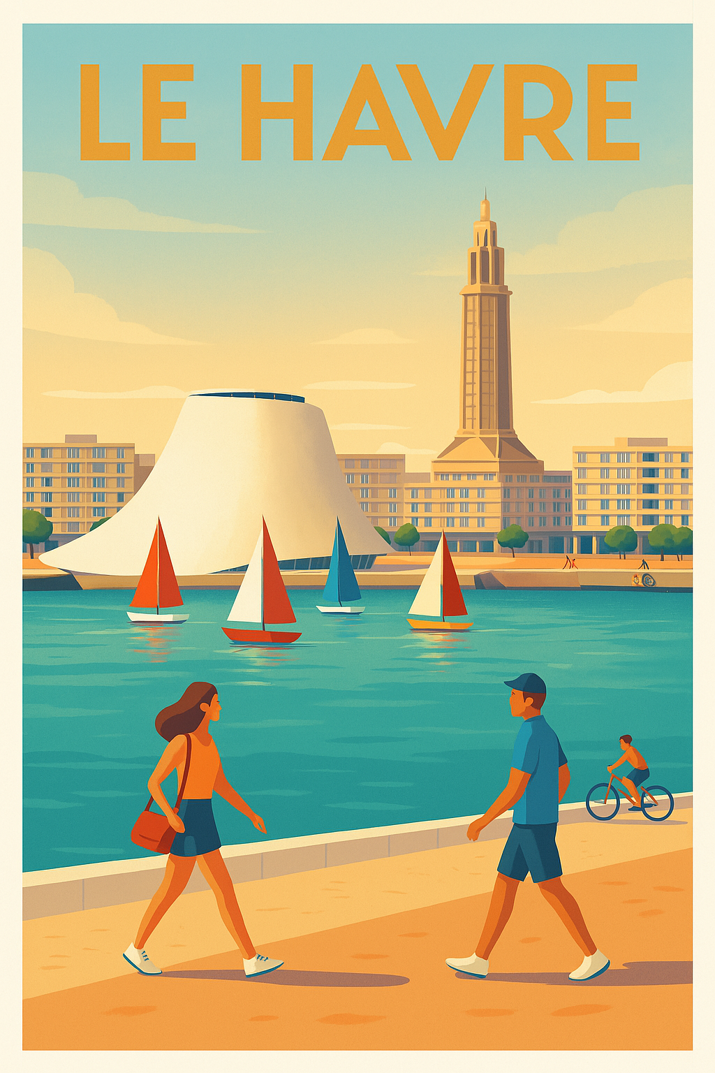 Le Havre - Balade en bord de mer