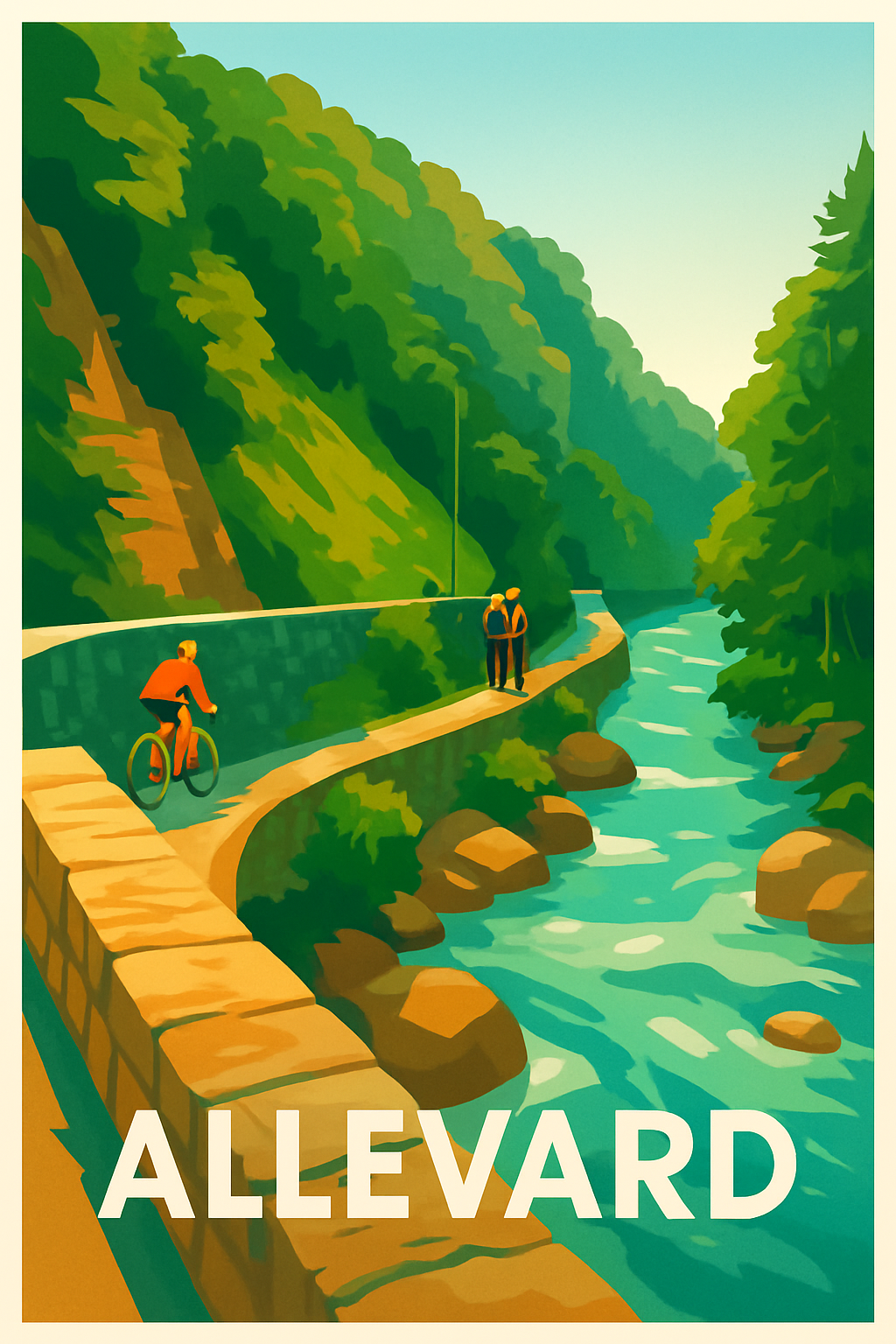 Affiche de Allevard - Évasion au cœur de la nature alpine