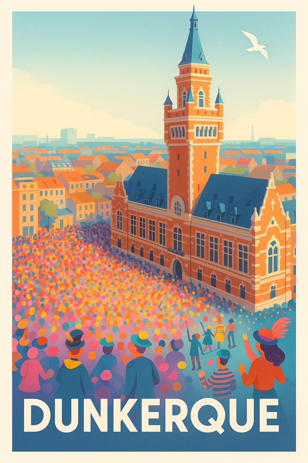Affiche Dunkerque - L'énergie festive du carnaval