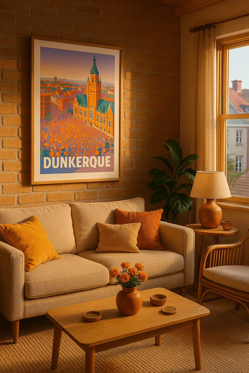 Affiche Dunkerque - Carnaval et couleurs du Nord - Afich