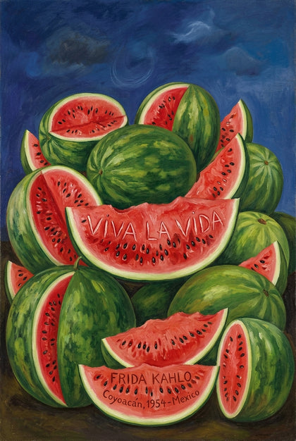 Affiche de Frida Kahlo, poster Viva la Vida