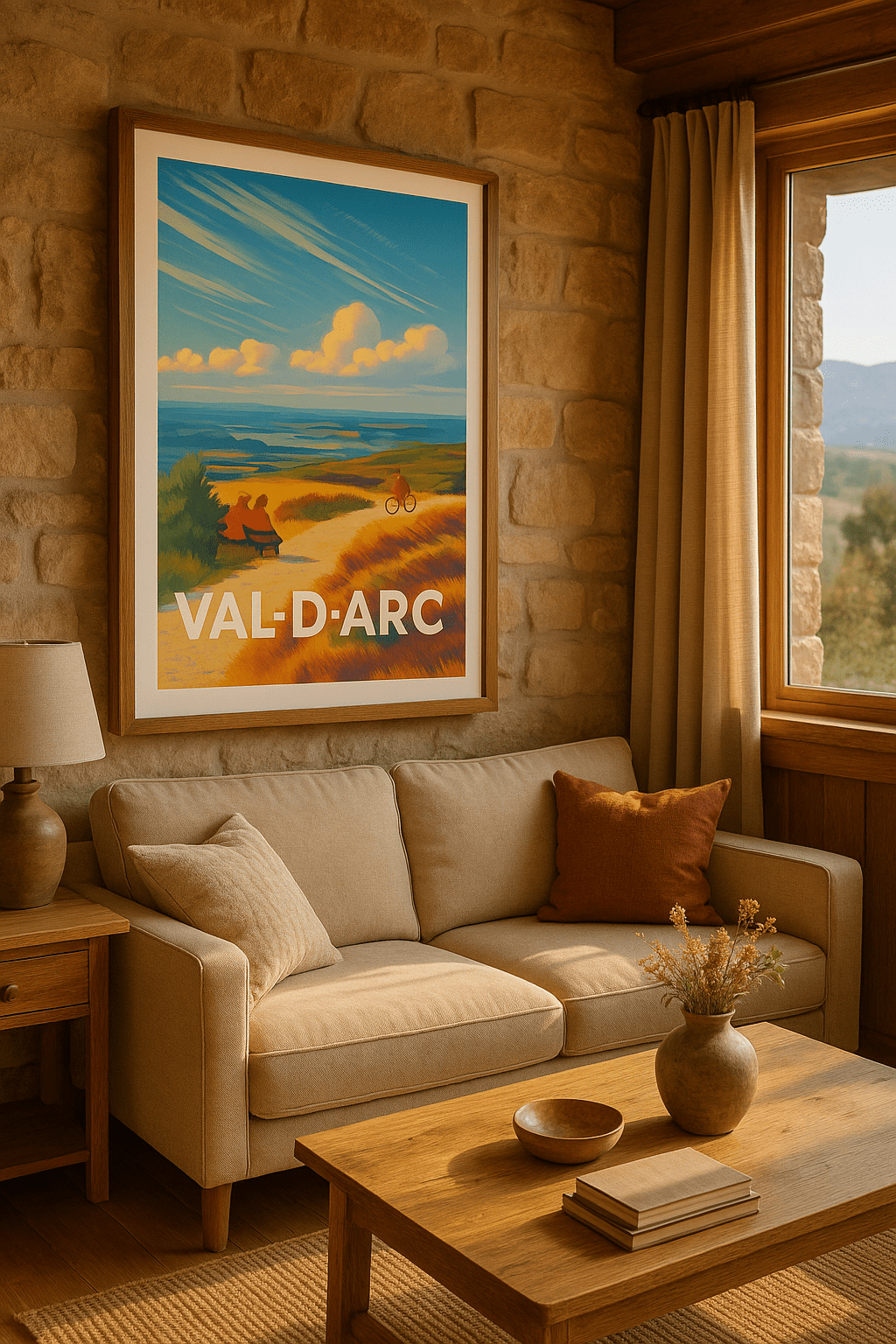 Savoie France Affiche de Val-d'Arc - Évasion et nature à couper le souffle