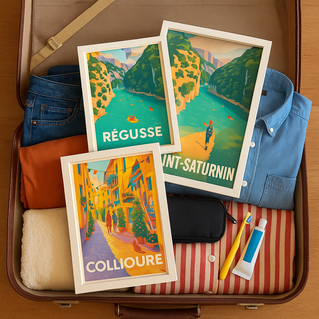 Inspiration : Une affiche, un souvenir — ramenez un morceau de vos vacances à la maison