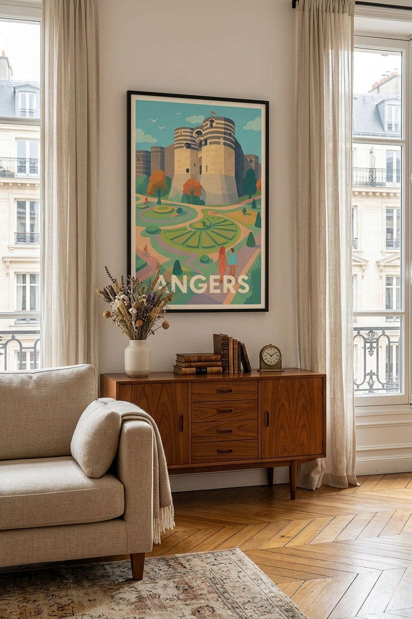 Affiches d'Anjou : Angers, Saumur et douceur angevine | Afich