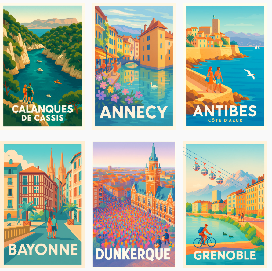 Comment choisir l'affiche de votre ville ?