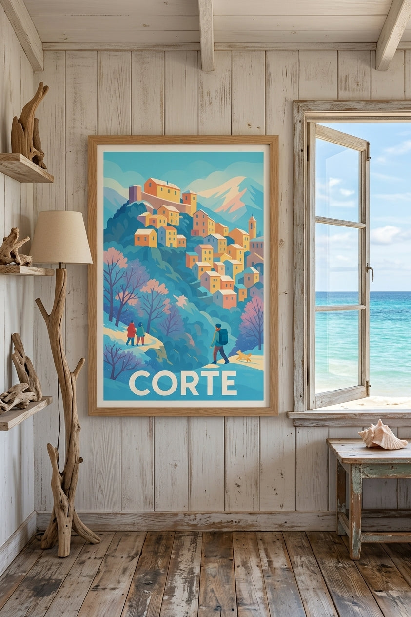 Affiche de Corte dans une maison de bord de mer | Afich