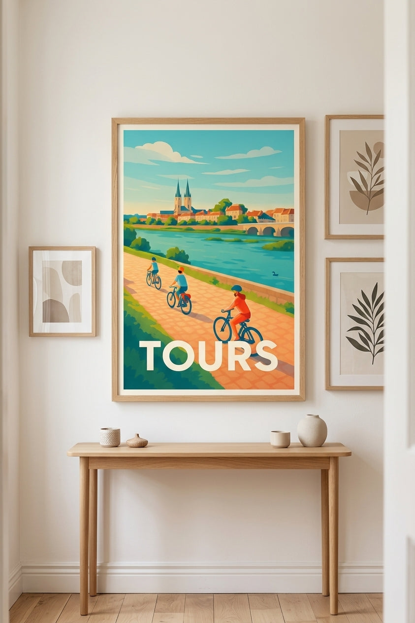 Affiche de Tours en situation - tours-loire-velo-amb2