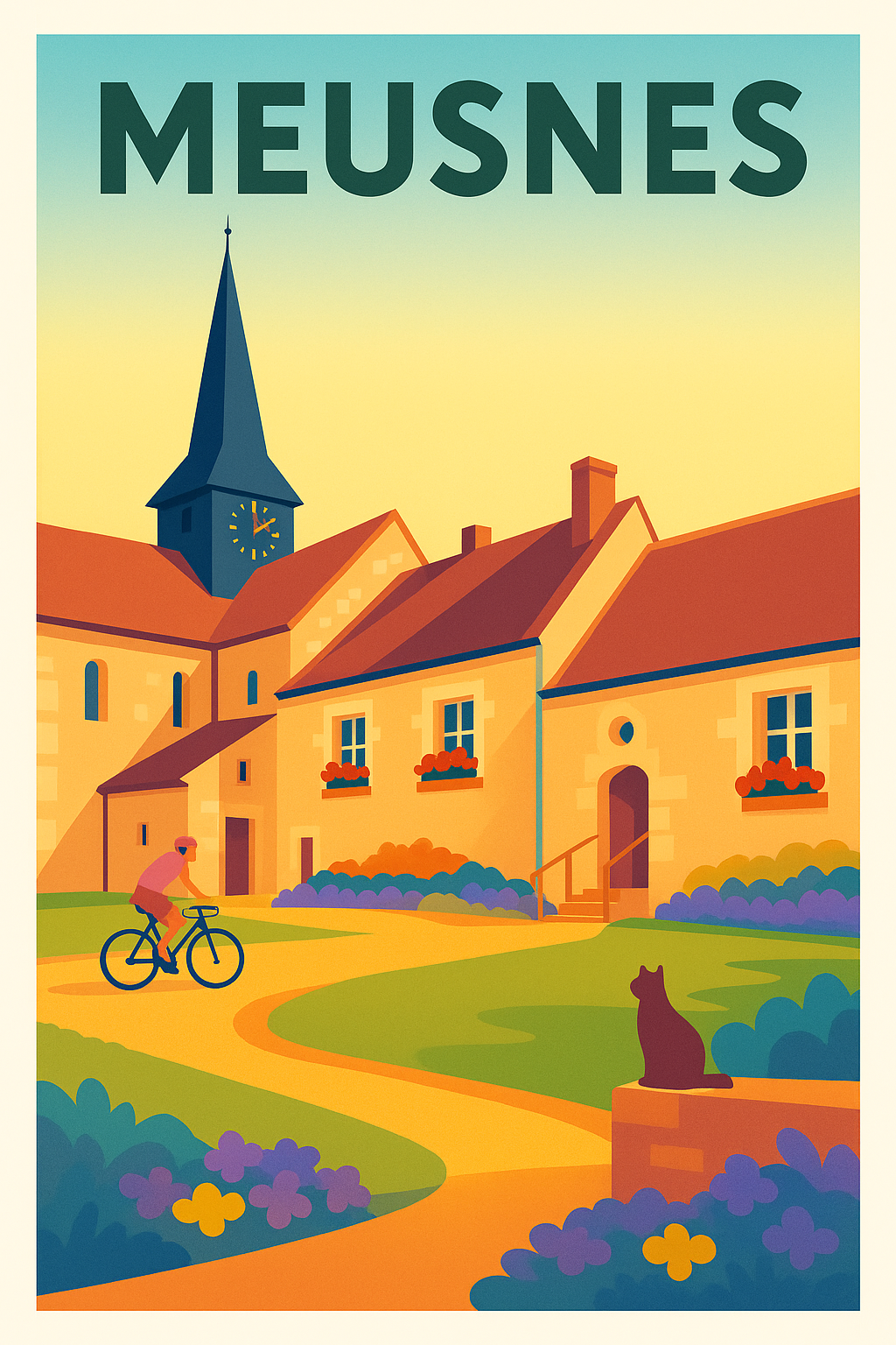 Affiche de Meusnes - Charme et Sérénité au cœur du village
