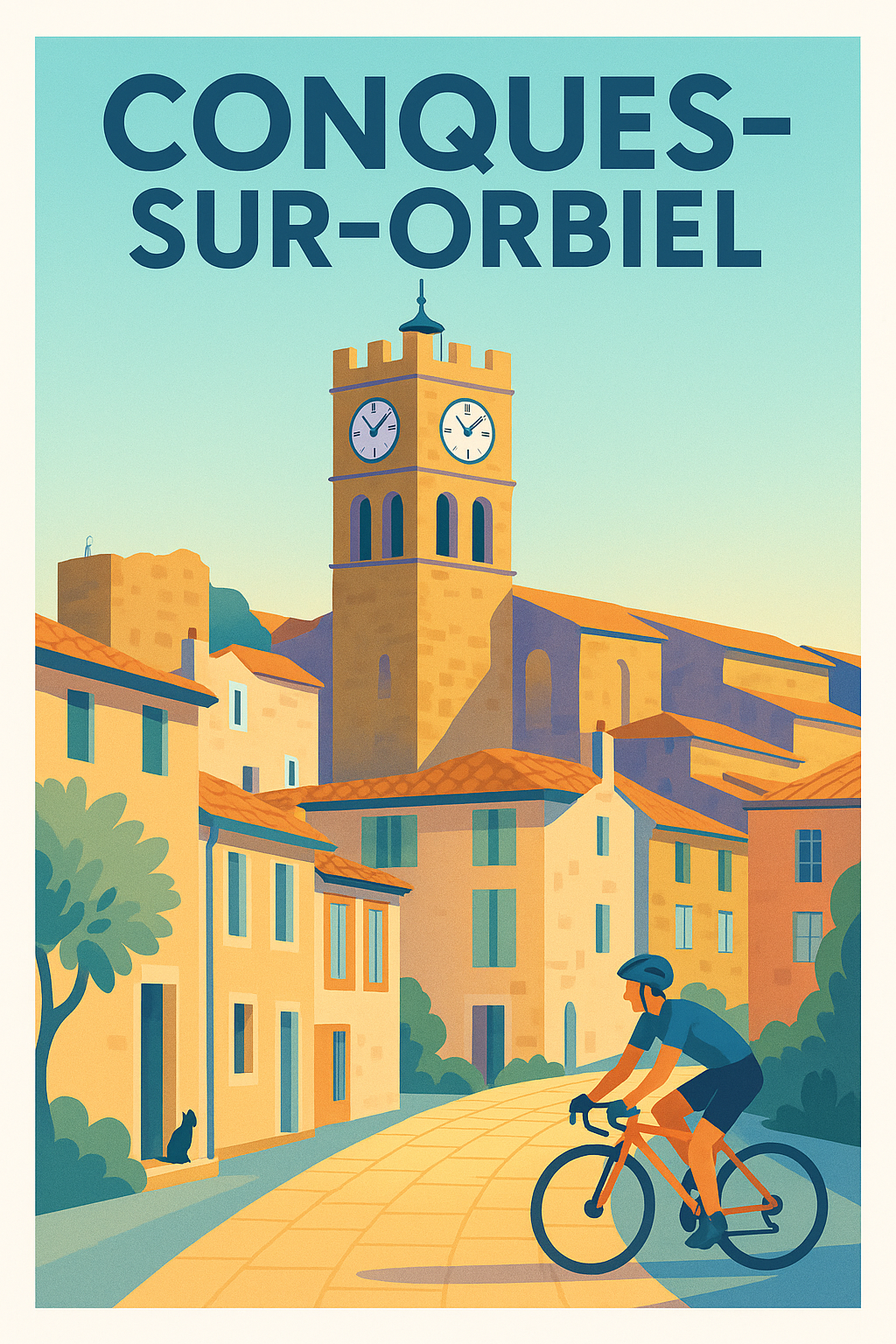 Affiche de Conques-sur-Orbiel - Charme authentique et douceur de vivre