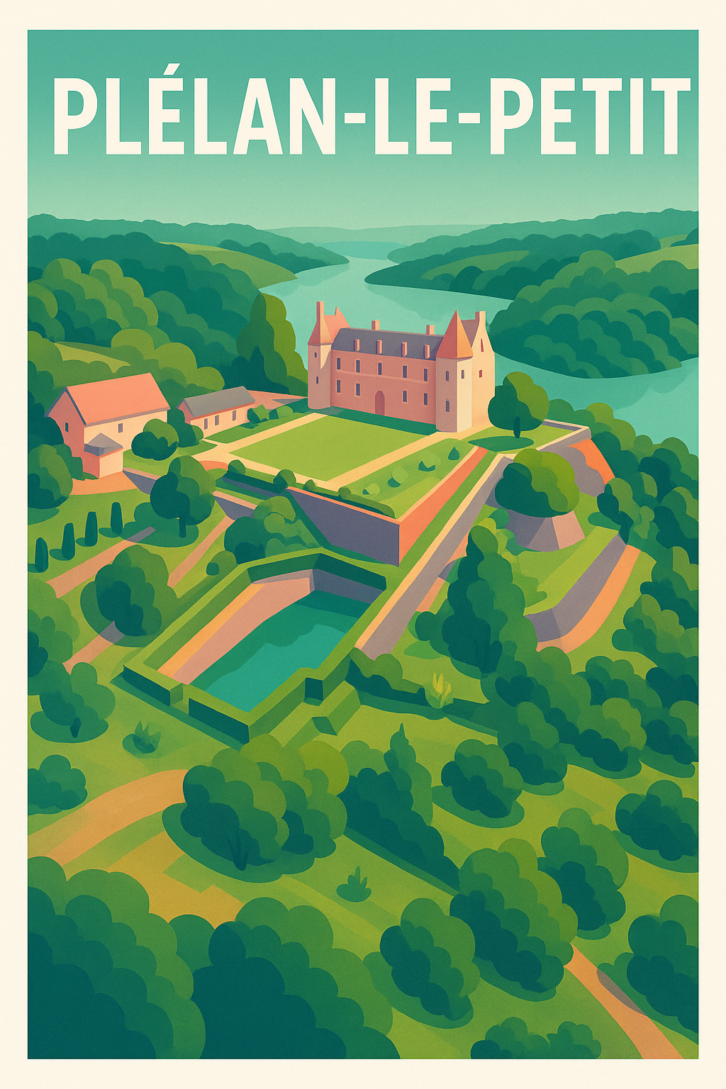 Affiche de Plélan-le-Petit - Un havre de sérénité et de verdure