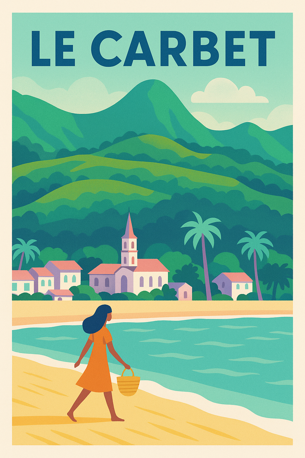 Affiche de Le Carbet - Évasion tropicale et douceur de vivre