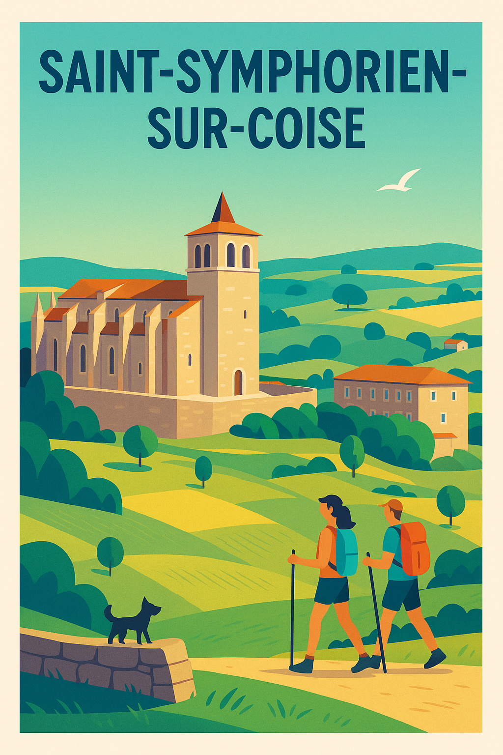 Affiche de Saint-Symphorien-sur-Coise - Promenade au cœur de la nature
