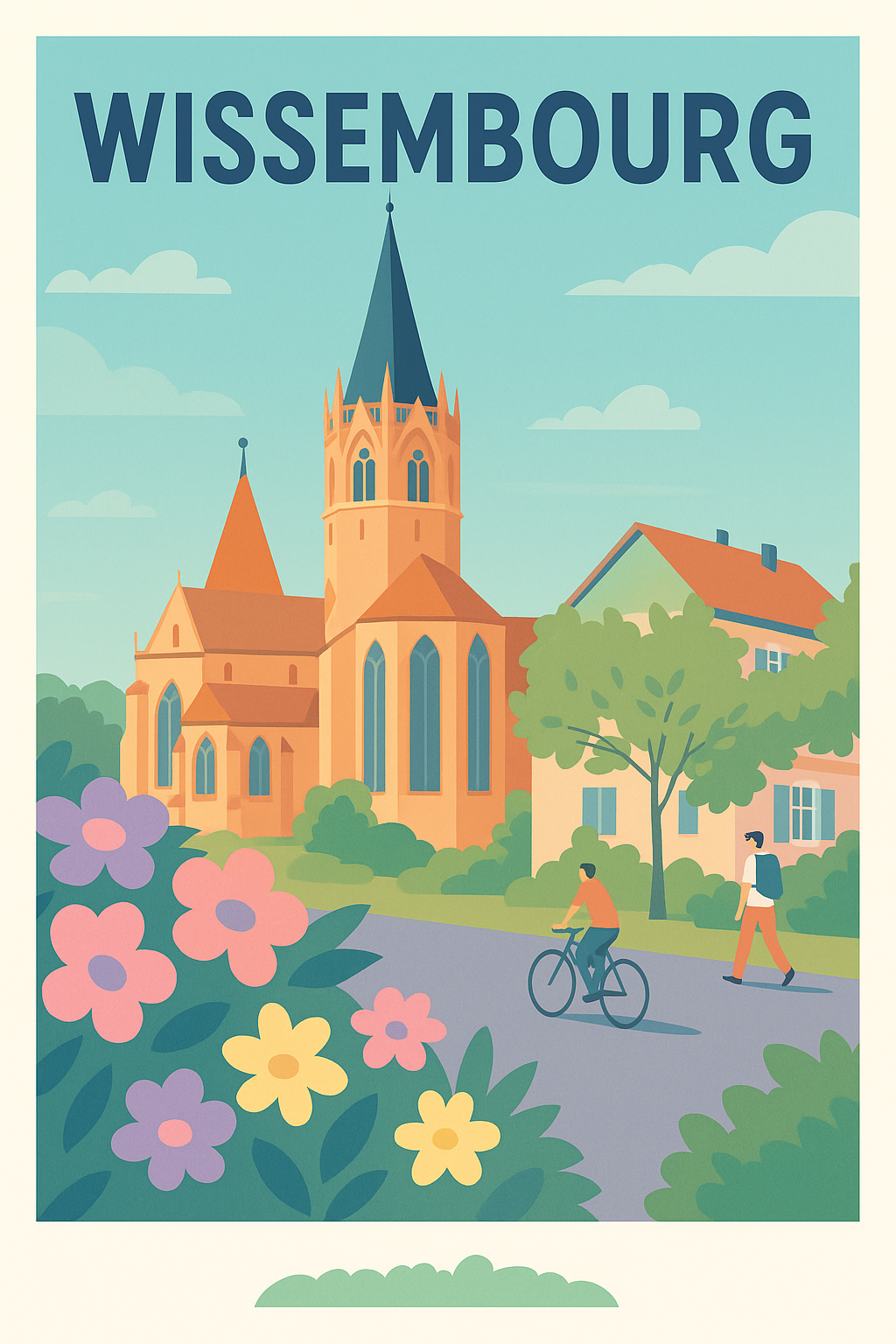 Affiche de Wissembourg - Charme et sérénité au cœur de l'Alsace
