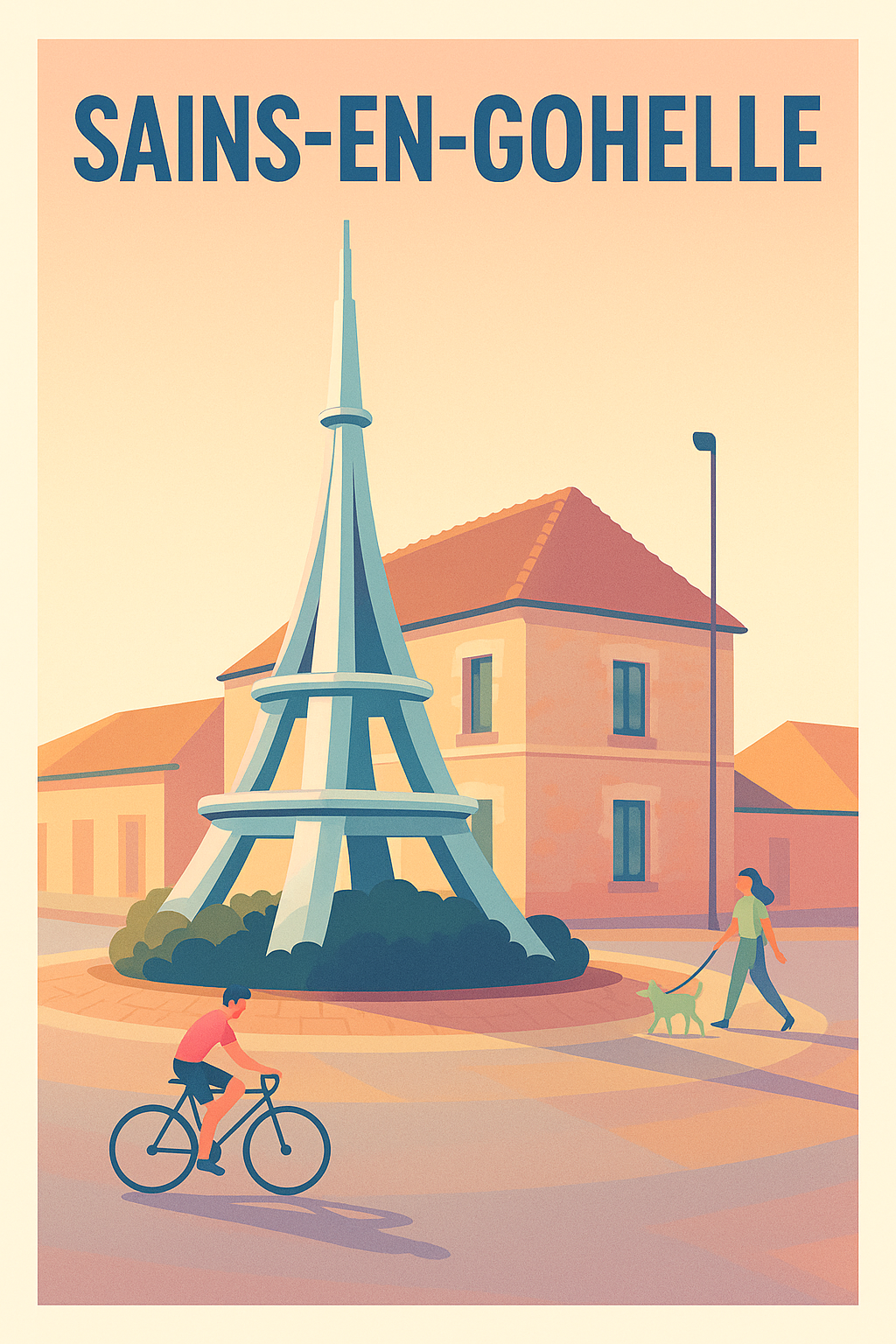 Affiche de Sains-en-Gohelle - Charme et douceur de vie au cœur du Pas-de-Calais