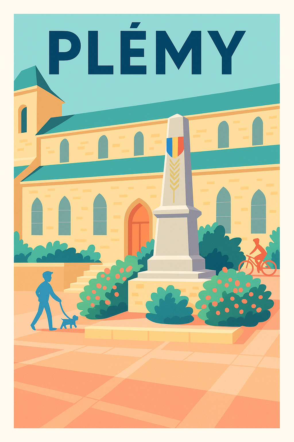 Affiche de Plémy - Charme et sérénité en Bretagne