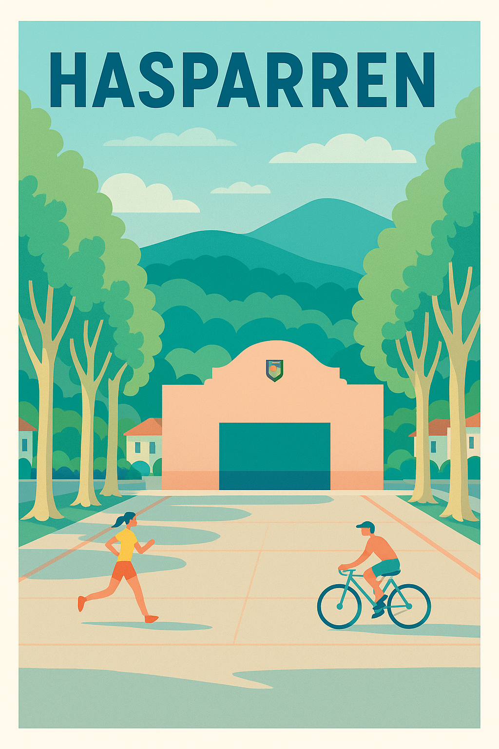 Affiche de Hasparren - Esprit nature et sport en plein air