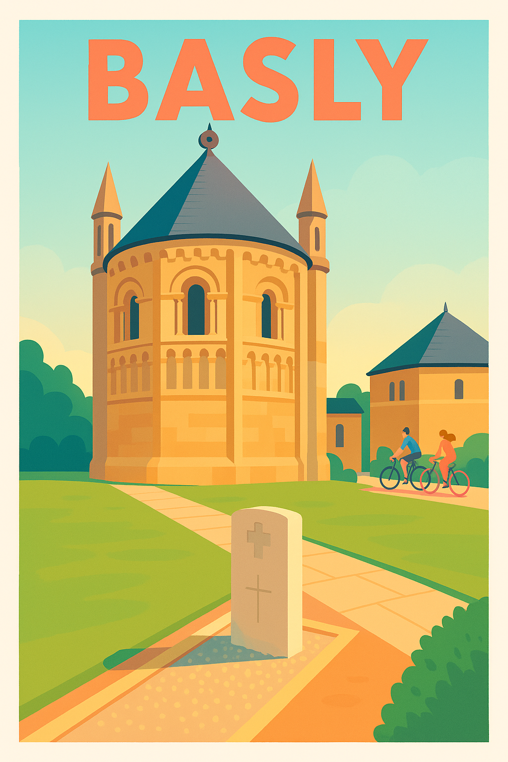 Affiche de Basly - Un havre de paix et de patrimoine