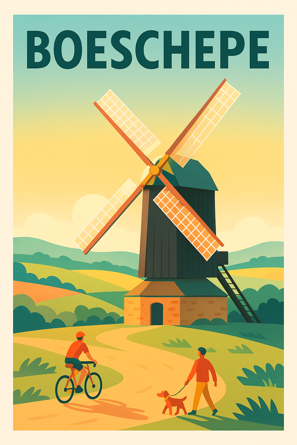 Affiche de Boeschepe - L'harmonie entre nature et patrimoine