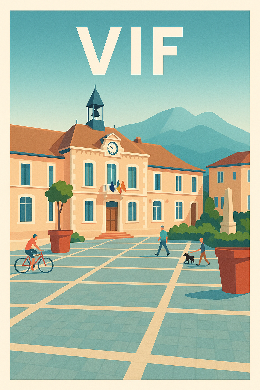Affiche de Vif - Charme et sérénité au cœur de la place centrale