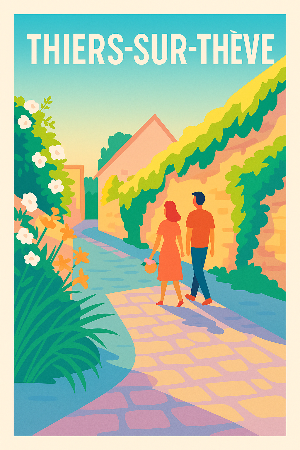 Affiche de Thiers-sur-Thève - Balade paisible au cœur du village