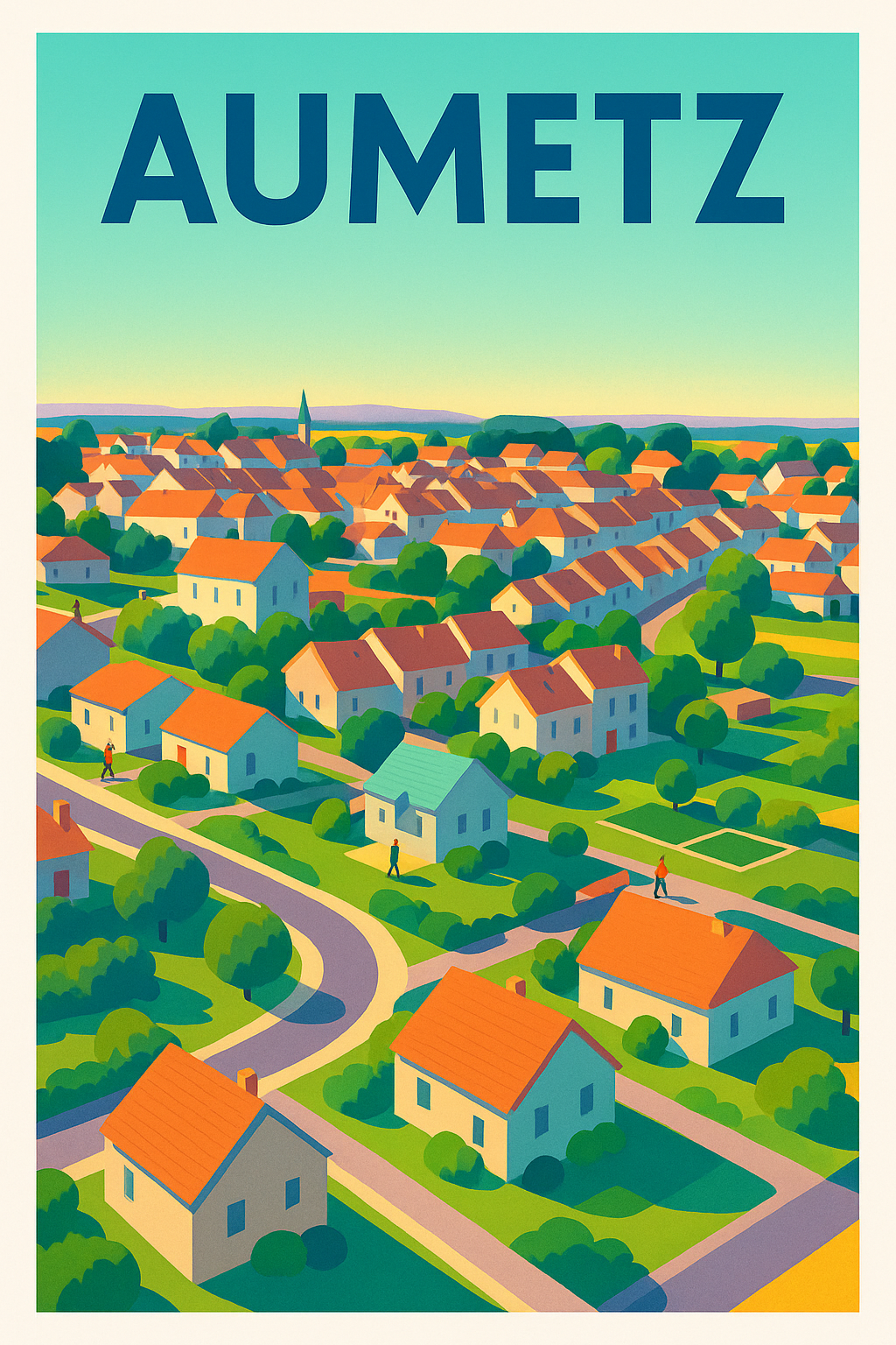 Affiche de Aumetz - Charme et sérénité d'une ville pittoresque